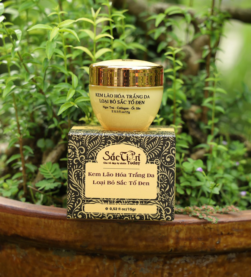 Kem lão hóa trắng da loại bỏ sắc tố đen 15g Sắc Tiên Today (hộp đen)