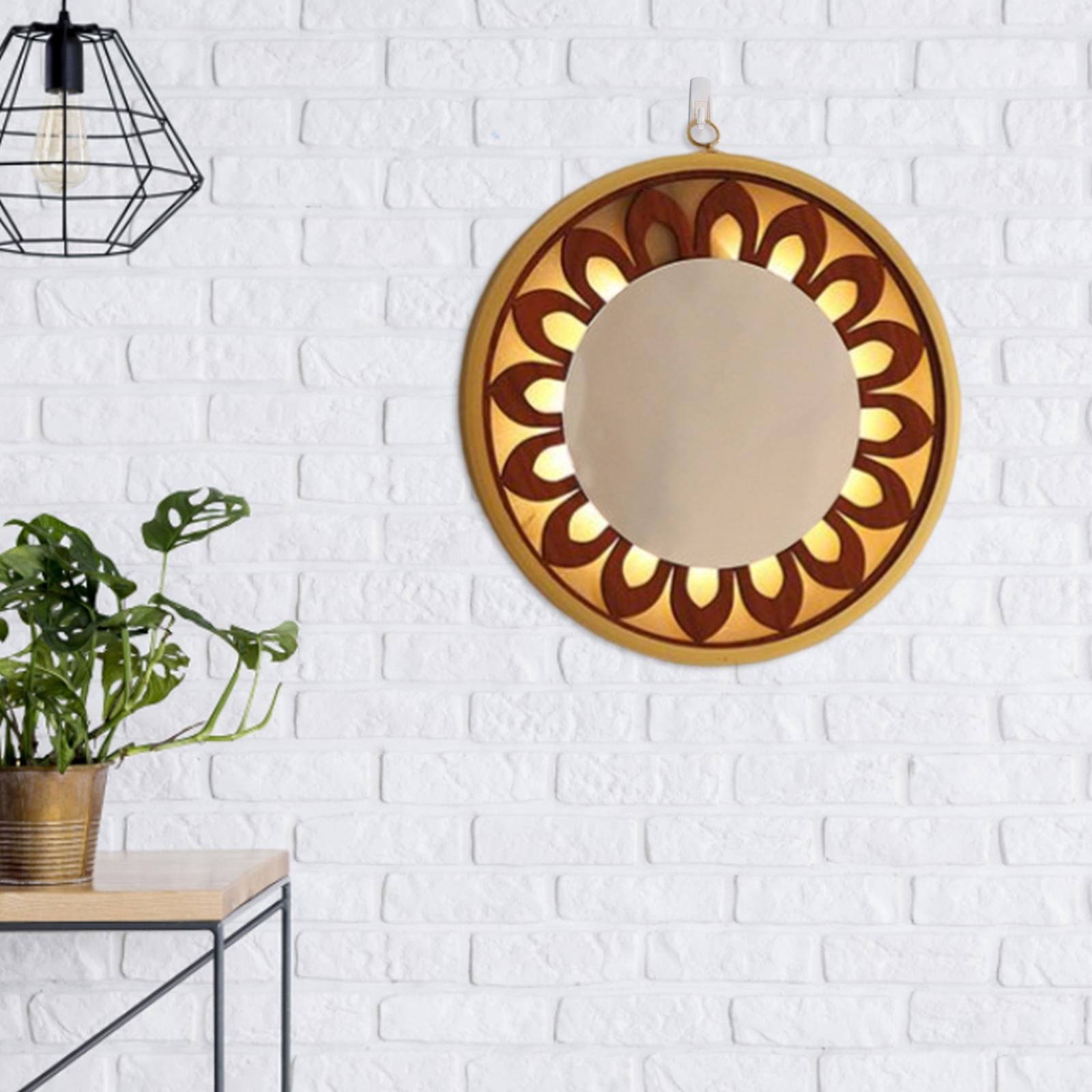 Wall Hanging  Vanity Circle Mirrors for Bedroom Entryway A