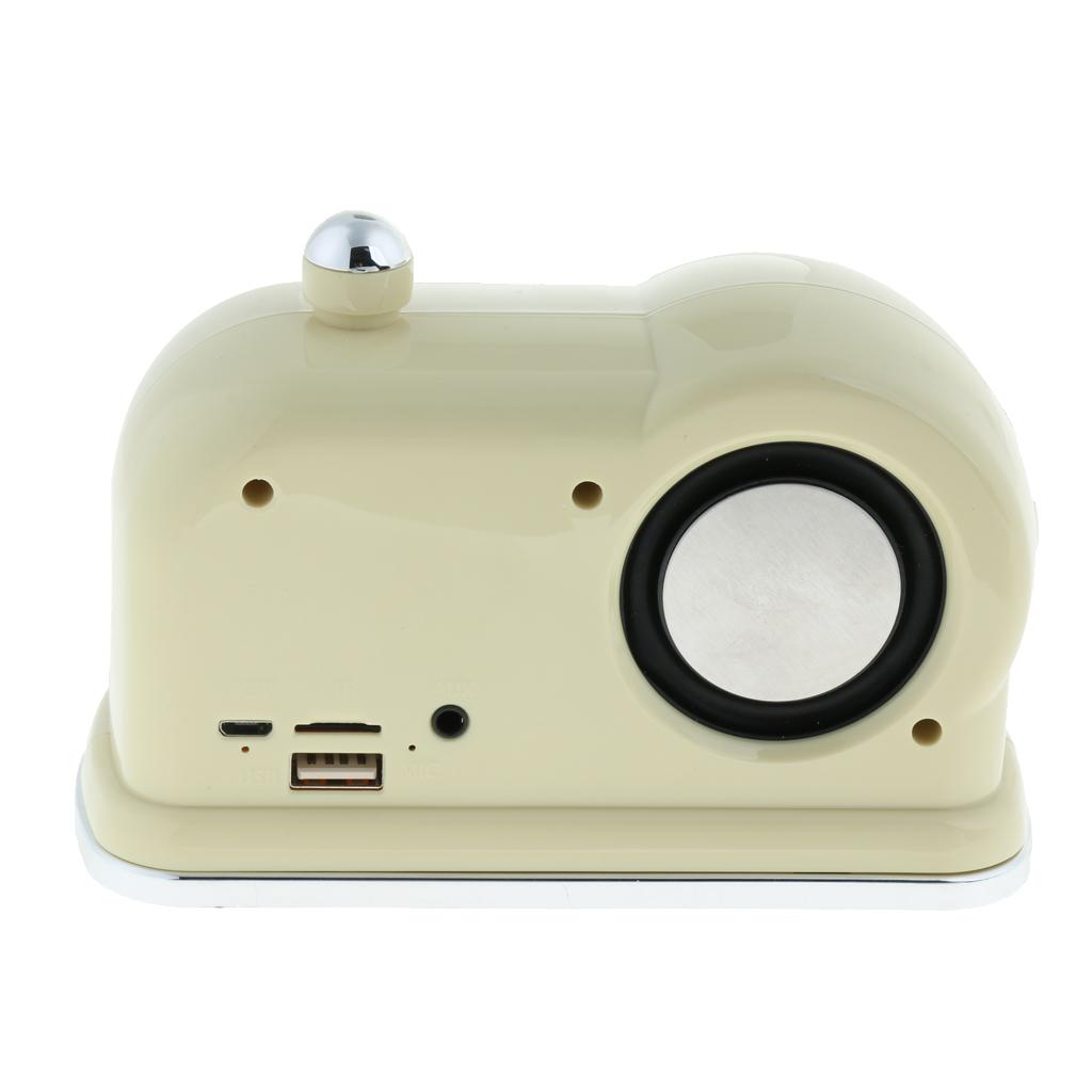 Retro Wireless Bluetooth Speaker Portable Outdoor Stereo Speaker 1pcs