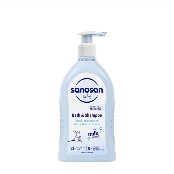 Sữa tắm gội Sanosan Baby Bath and Shampoo 500ml