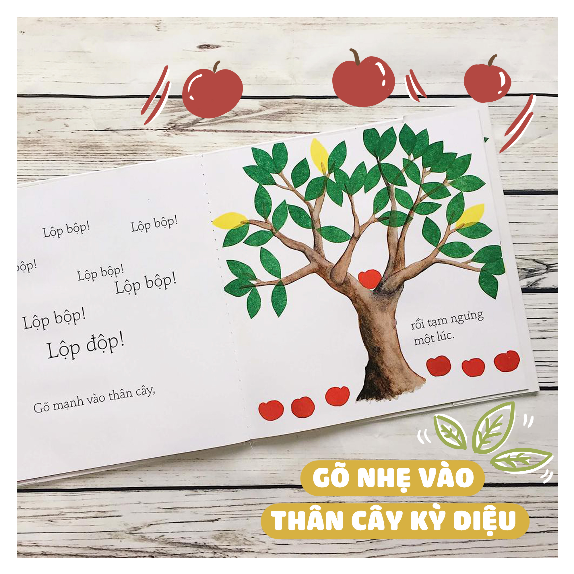 COMBO BỘ DỤNG CỤ TRỒNG CÂY “HẠT GIỐNG TỐT LÀNH” VÀ SÁCH “GÕ NHẸ VÀO THÂN CÂY KỲ DIỆU”