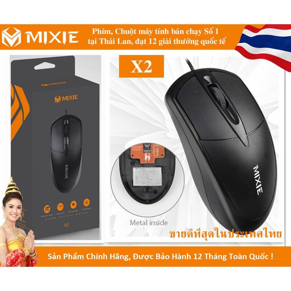 Bàn phím có dây MIXIE X6 Và Chuột Có Dây MIXIE X2 3 Phím Bấm - Cỗng Usb - Chính Hãng - Bảo Hành 12 Tháng.