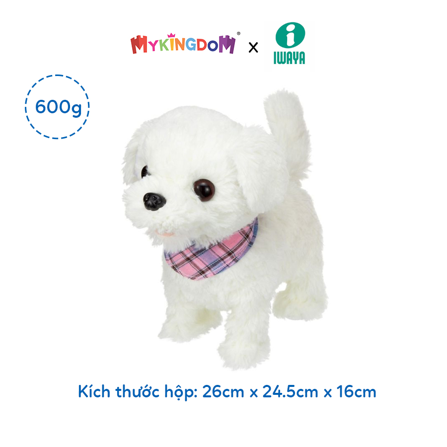 Đồ Chơi Cún Con - Huggy Doggy Maltese Iwaya 3234-51VN/JS