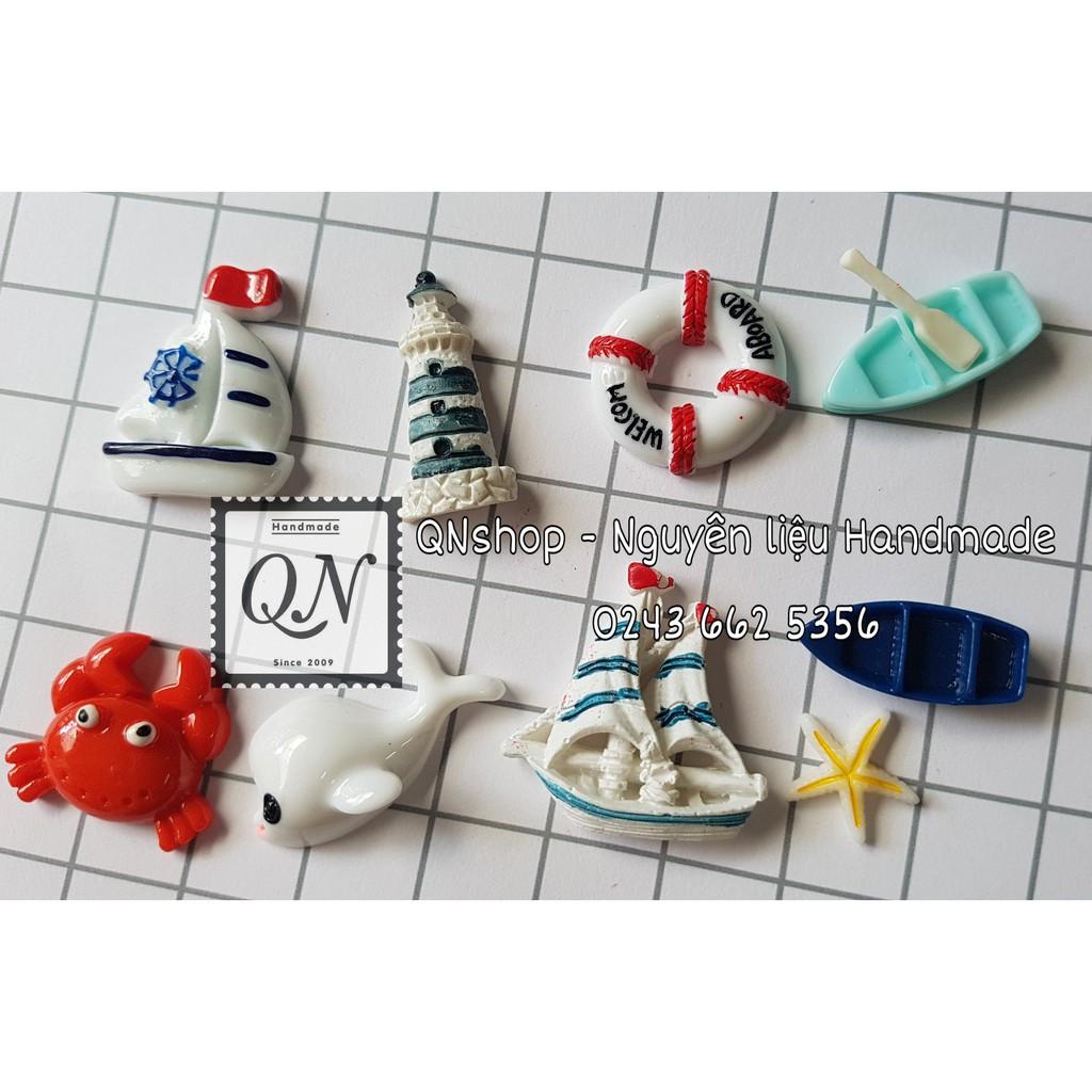 Set Charm nhựa chủ đề biển cả số 1, số 2