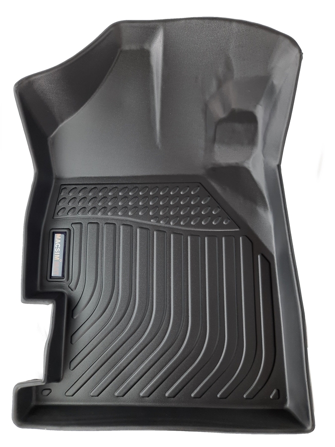 Thảm lót sàn xe ô tô Honda Brio  2018- nay  Nhãn hiệu Macsim chất liệu nhựa TPV cao cấp màu đen