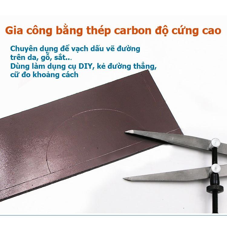 Compa kỹ thuật vạch lấy dấu độ rộng tối đa 16,8cm