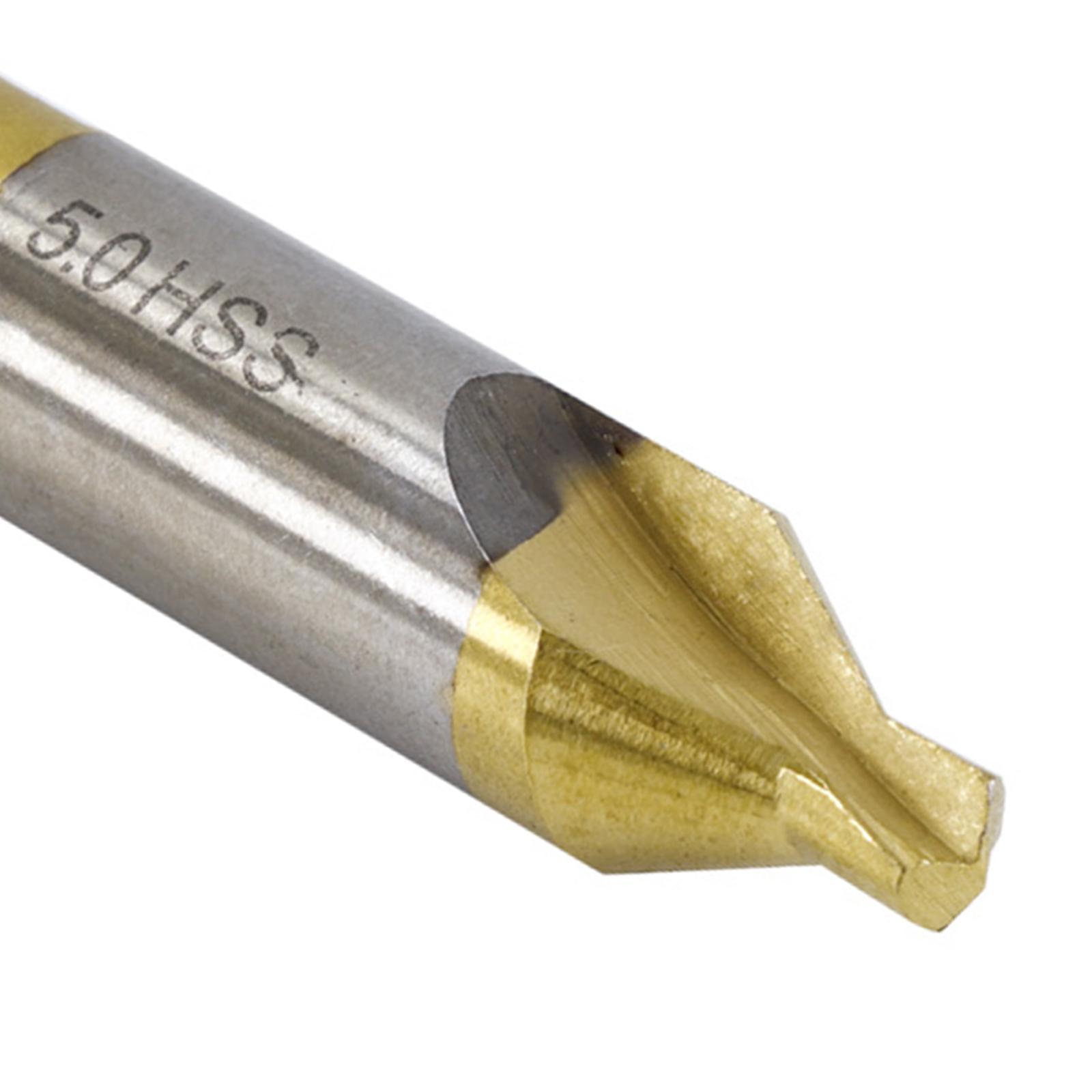 2X 6 Pieces HSS Centering  Set Countersink Lathe Bit Sharp Durable