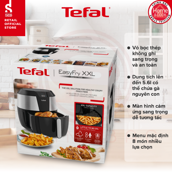 [Tefal] Nồi chiên không dầu Tefal EY701D15 - Hàng chính hãng