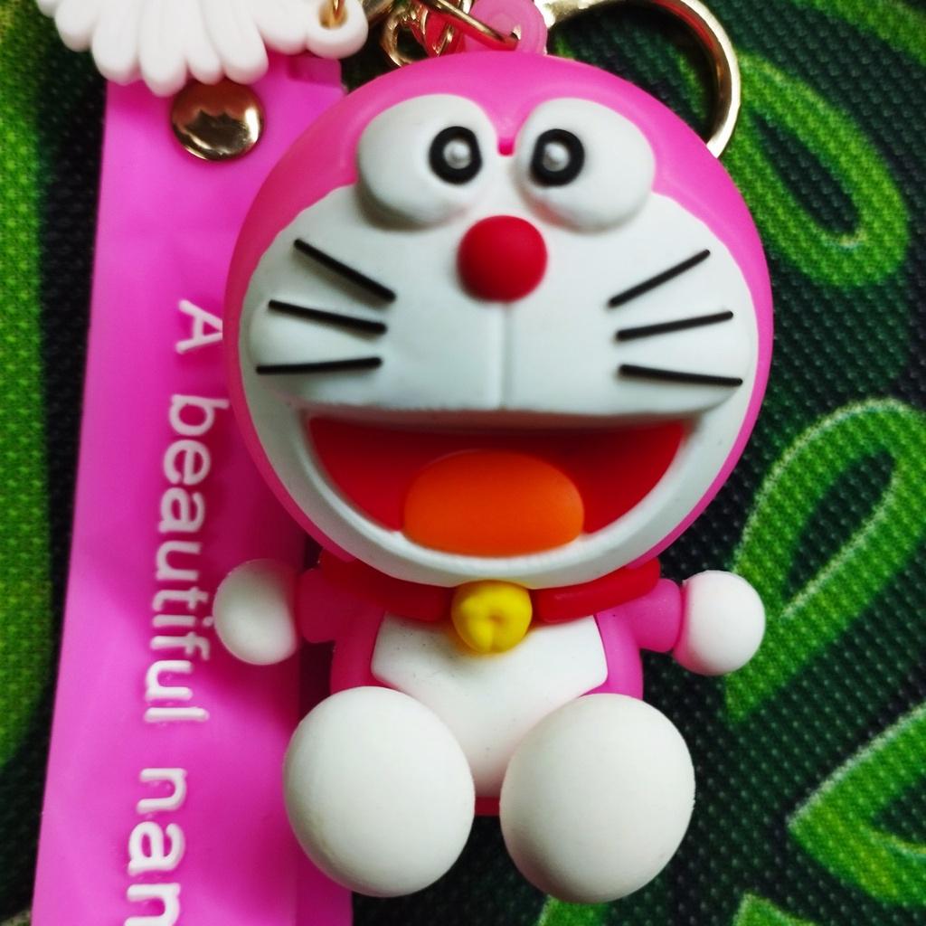 Móc Khóa chú Mèo Máy Kute Doraemon nhân vật hoạt hình thiếu nhi màu xanh đen