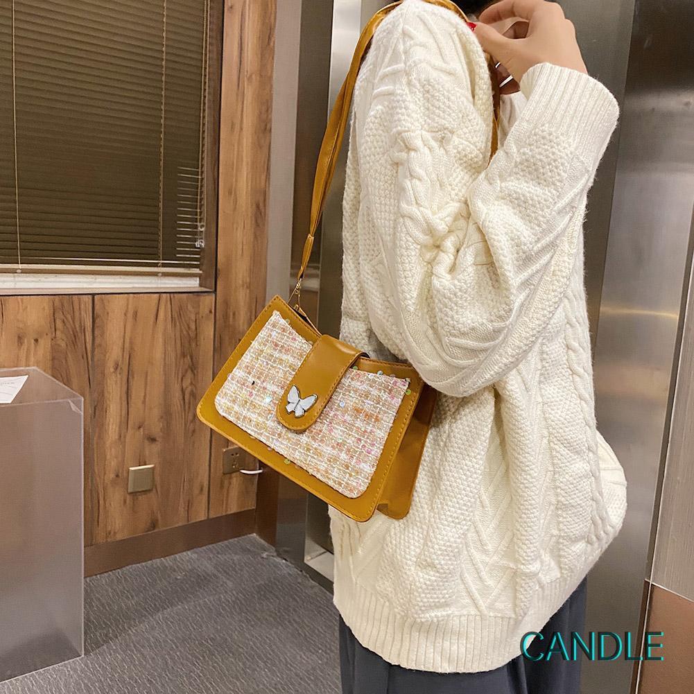 Túi Đeo Chéo Đính Kim Sa Lấp Lánh Sang Trọng