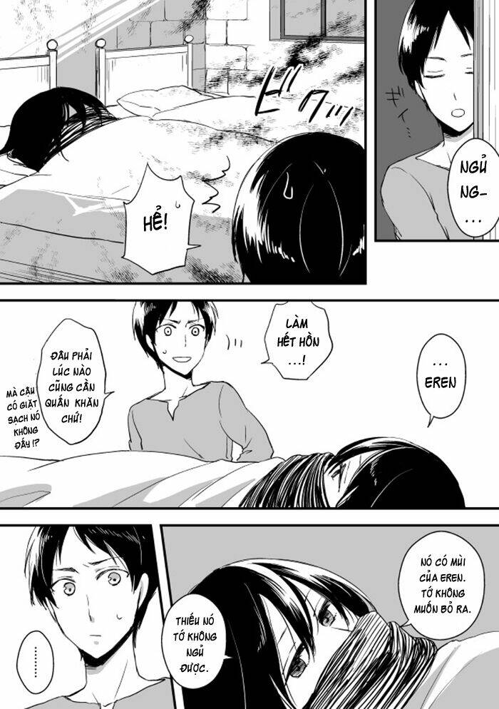 tấn công người khổng lồ - doujinshi eren x mikasa chapter 54 2