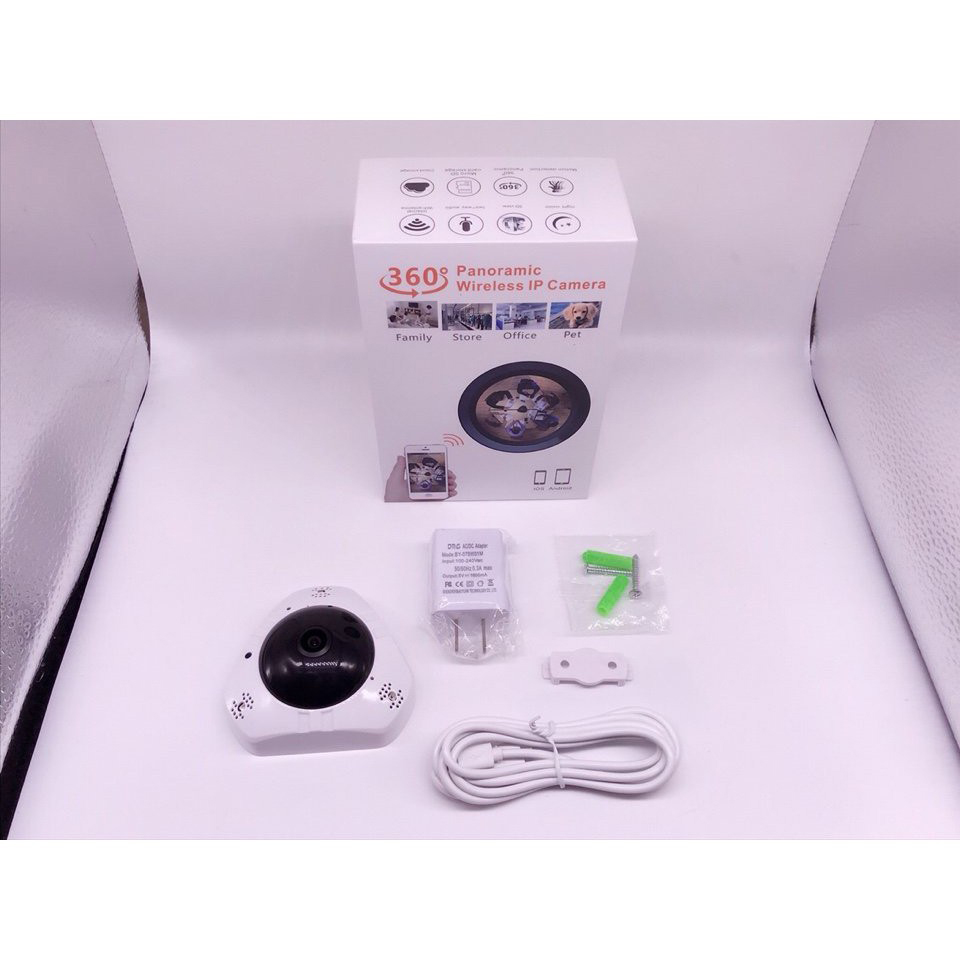 Camera Ốp Trần, Tường Yoosee VR360 Chính Hãng - Camera Giám Sát IP Có Hồng Ngoại