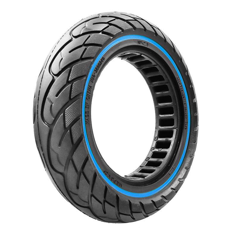 Xe tay ga 10 inch 10x2,50 lốp rắn cho Ninebot Max G30 SCOOT MÁY Color: Black