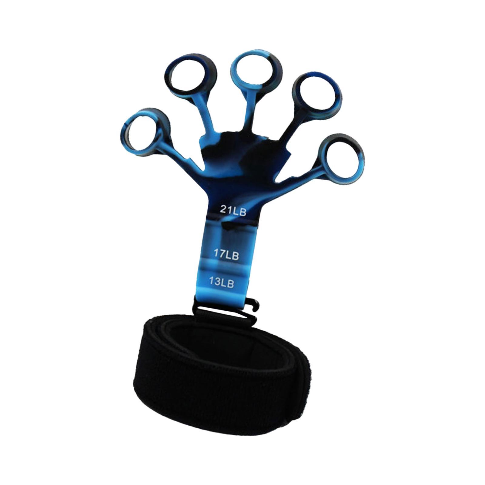 Hand Grip Strengthener Gym Finger Resistance Band Finger Exerciser Stretcher