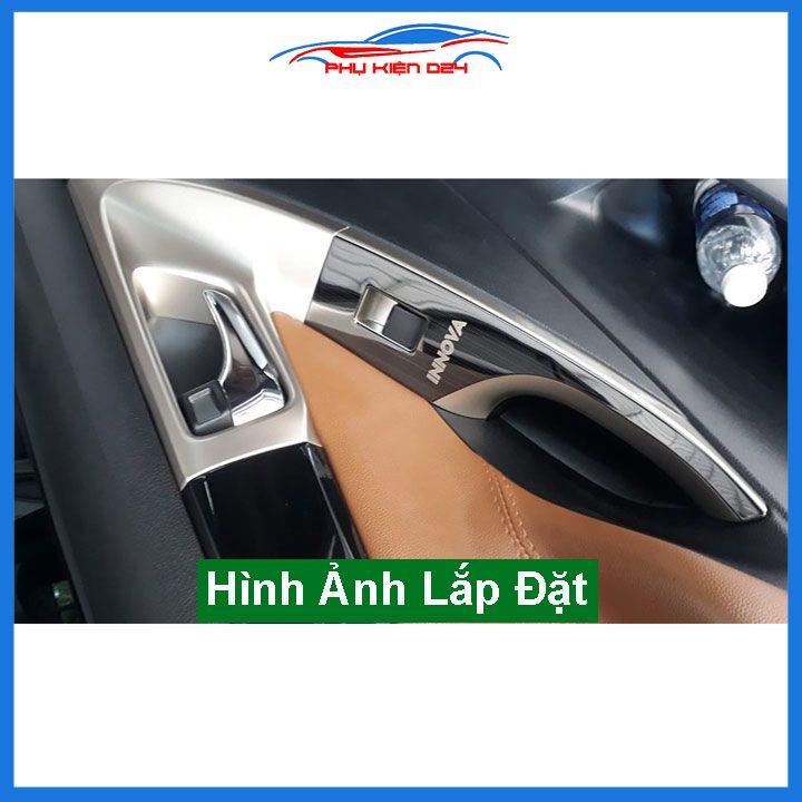 Ốp nội thất Innova 2017-2018-2019-2020-2021-2022 vân Titan bảo vệ chống trầy xước và làm đẹp xe