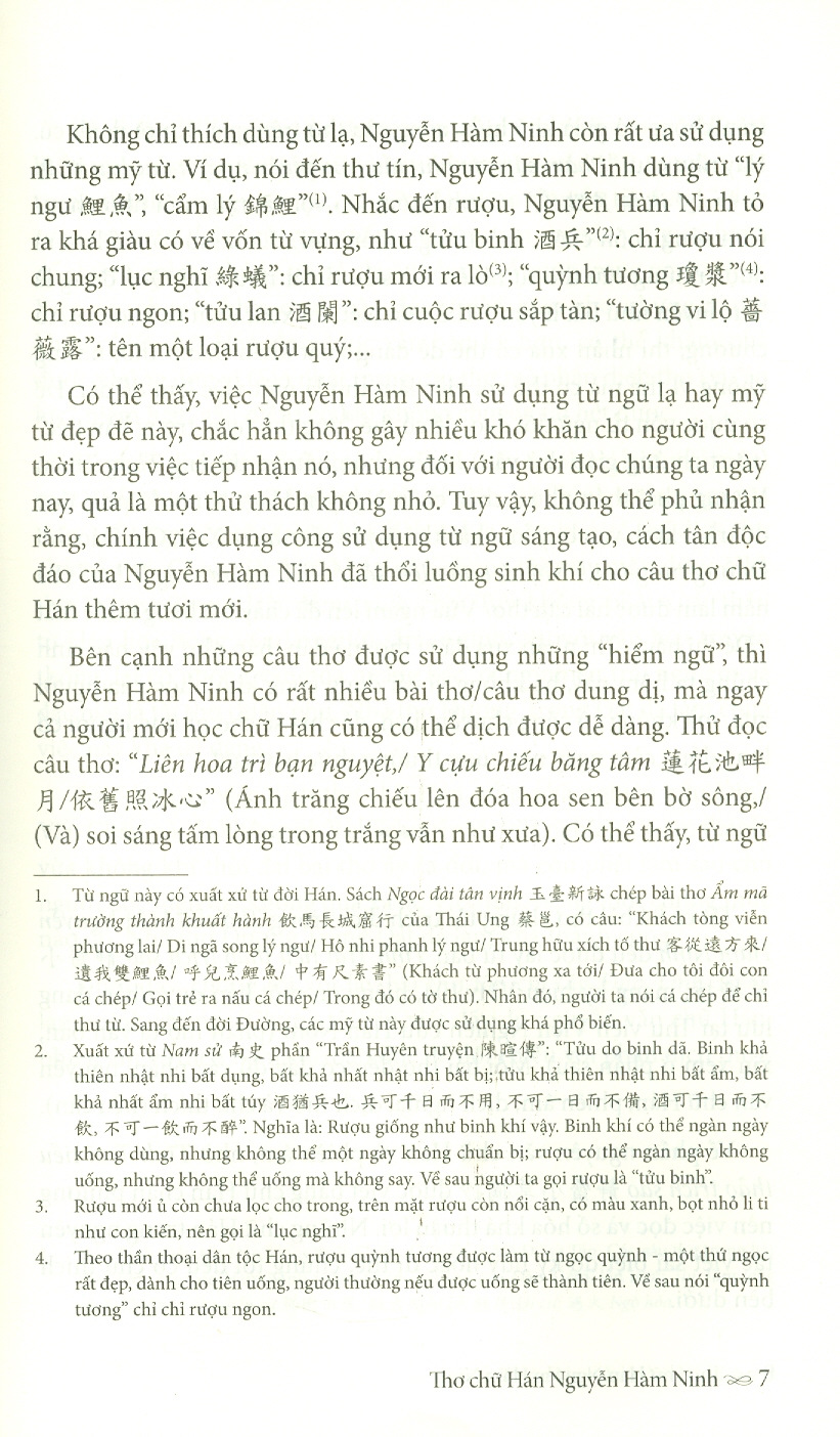 Thơ chữ Hán Nguyễn Hàm Ninh