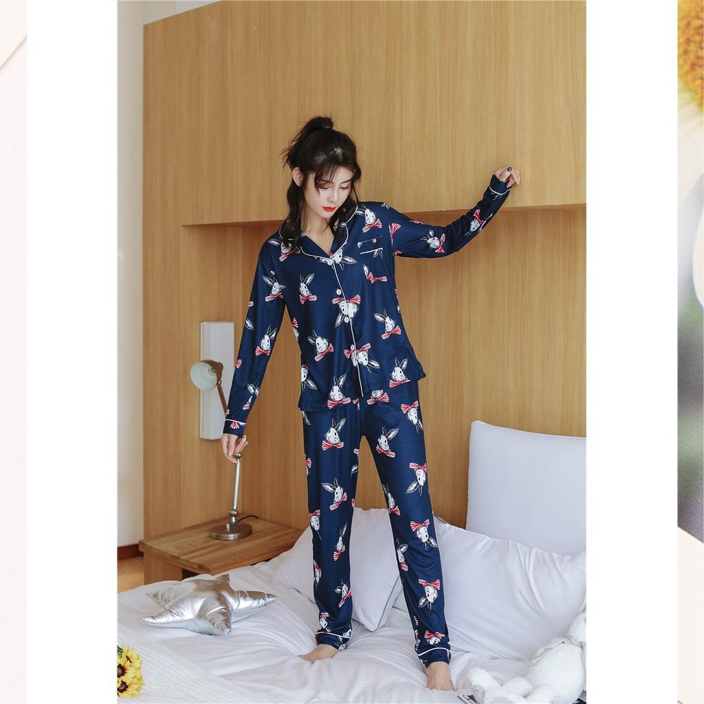 Đồ bộ Pijama lụa- Bộ ngủ Lụa Satin Siêu Đẹp đồ mặc nhà siêu xinh B62