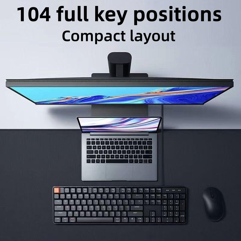 Xiaomi Bàn Phím Cơ Có Dây 104 Phím Máy Tính Để Bàn Máy Tính Xách Tay Máy Chơi Game Văn Phòng Bàn Phím Đèn Nền