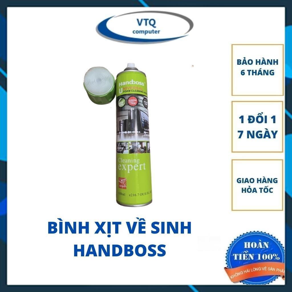 Bình xịt bọt tuyết Handboss vệ sinh đa năng cho máy tính, TV, Laptop, điện thoại, ô tô / Bình xịt khí nén 360