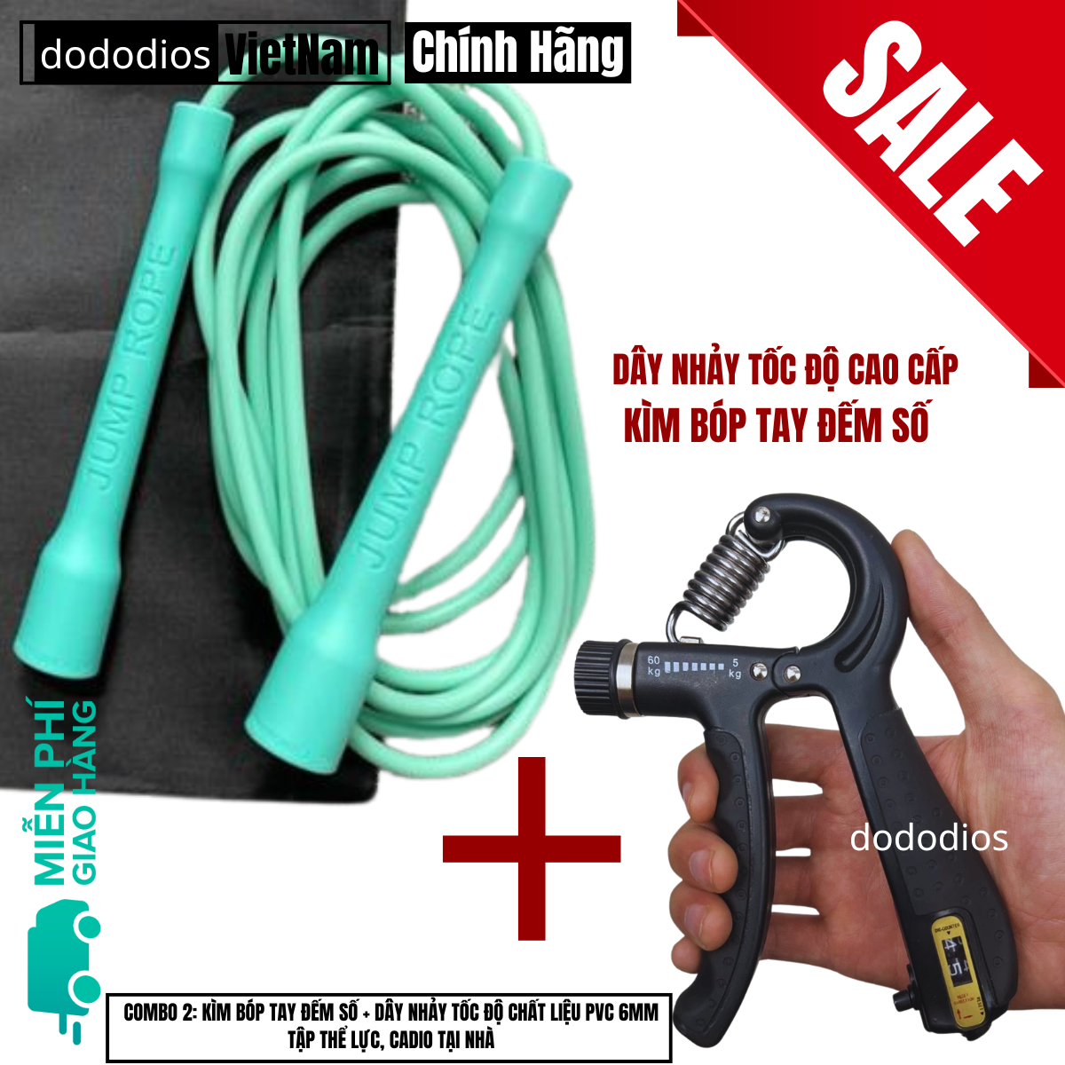 [KSport][Bảo hành 3 tháng] Dây Nhảy Tốc Độ King Sport 6mm - PVC Rope - Dây Nhảy Thể Dục - Dụng Cụ Tập Luyện[Tập Gym