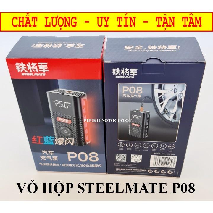 Bơm lốp ô tô STEELMATE P08, P05, P03 chính hãng, bảo hành 12 tháng