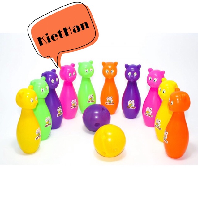 Túi lưới đồ chơi Bowling 10 ky mèo