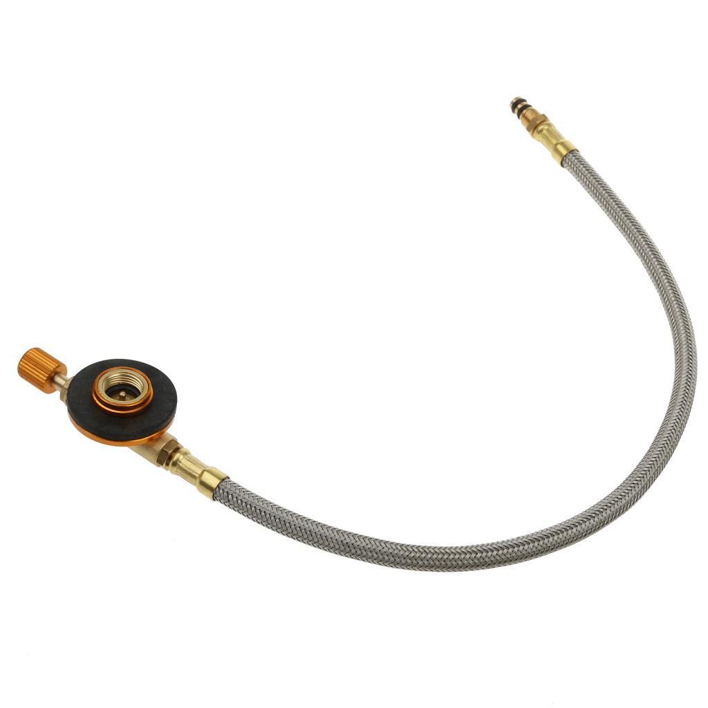 4X Universal Gas Stove Adapter Hose Connector Regulator for Outdoor Camping