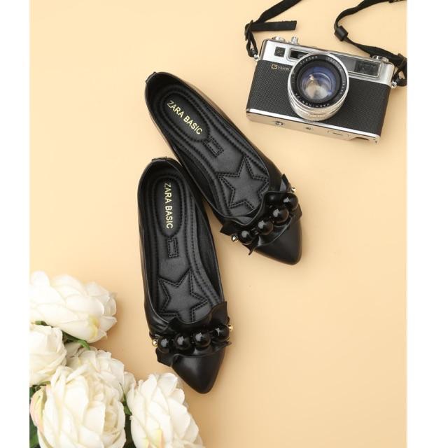 Giày búp bê đính hạt siêu sang chảnh BB2