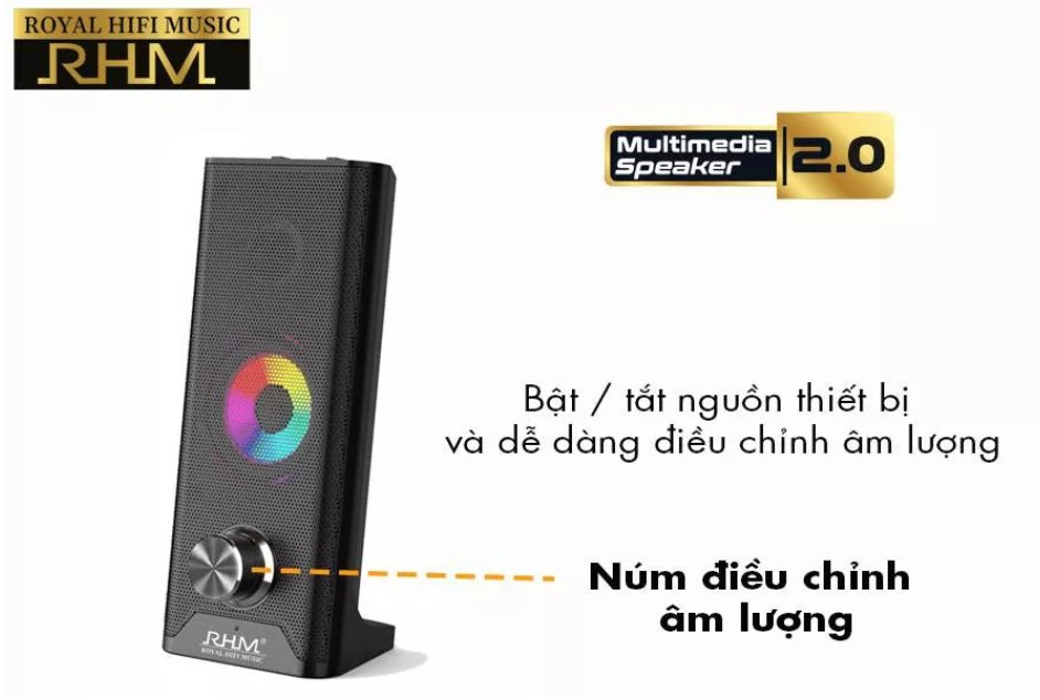 Loa máy tính 2.1 có bluetooth RHM-RM116BT - Hàng chính hãng