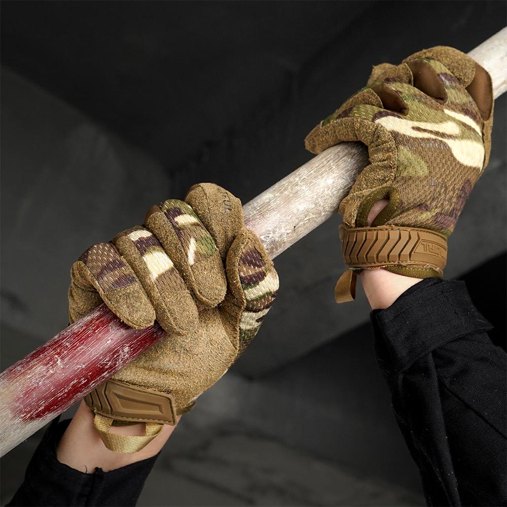 Găng Tay Chiến Thuật Quân Sự Quân Đội Full Ngón Nam Airsoft Đạp Xe Thể Thao Cắm Trại Huấn Luyện Đi Xe Đạp Bóng Sơn Nhẹ Camo