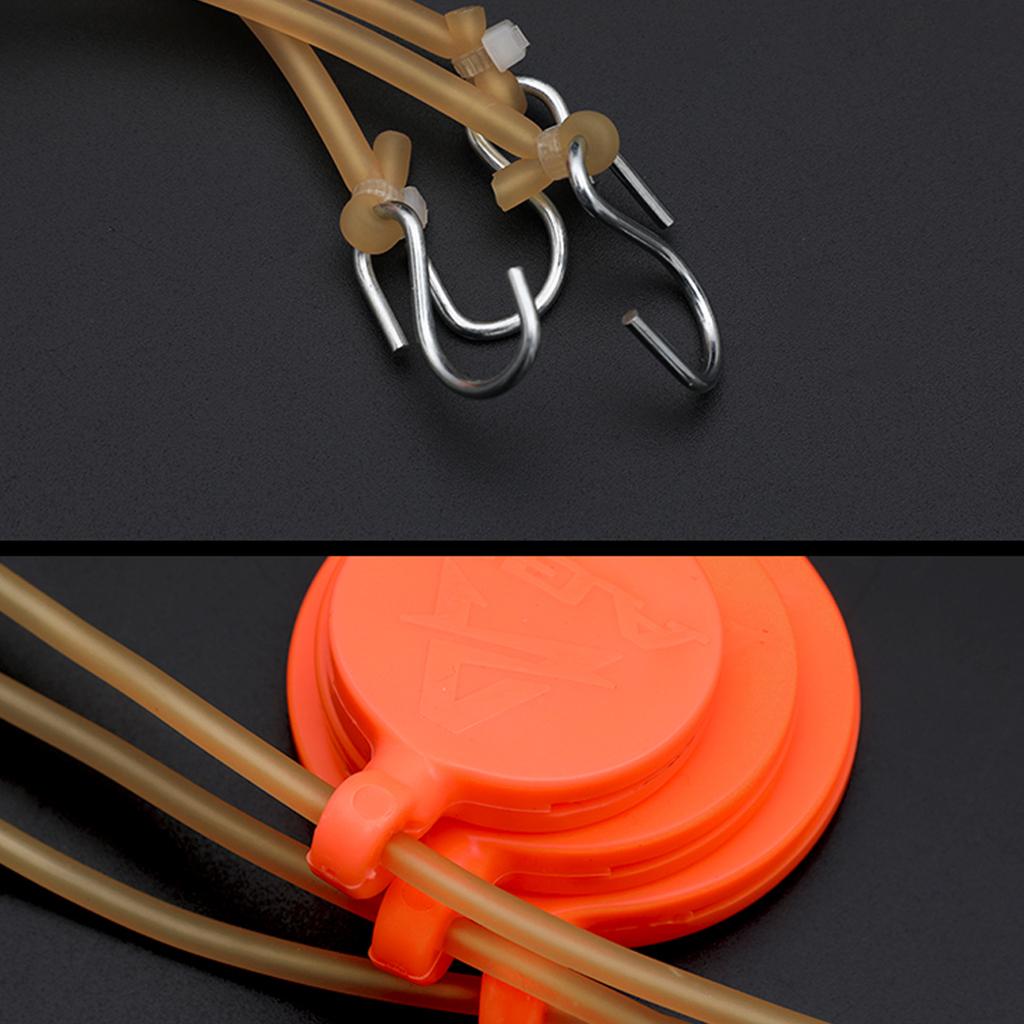 4pcs Silicone Spinner Target 3/4/5/6cm Swinging Spinning Targets