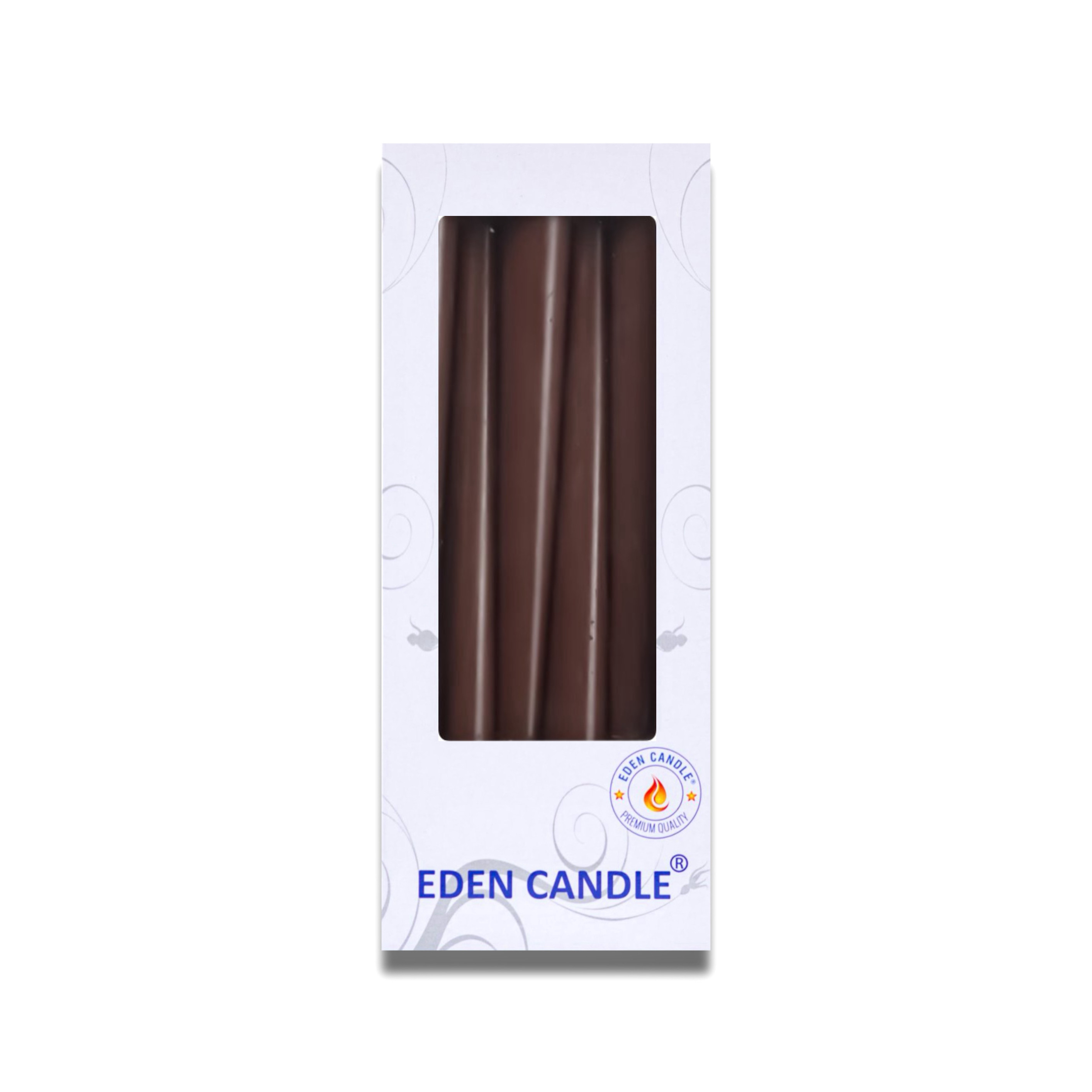 Hộp 6 Nến Thơm Taper Eden Candle FTRAMART EDC2331 - Nâu