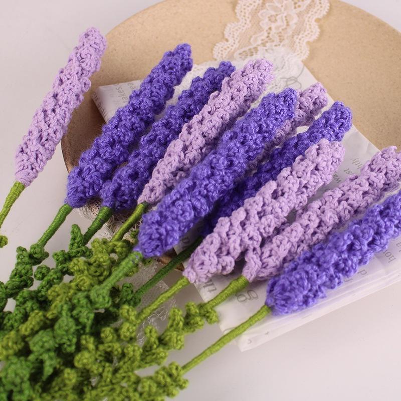 Hoa Lavender Bằng Len Handmade Dùng Để Tặng Người Yêu Hoặc Trang Trí Nhà Cửa - Hoa Len Handmade