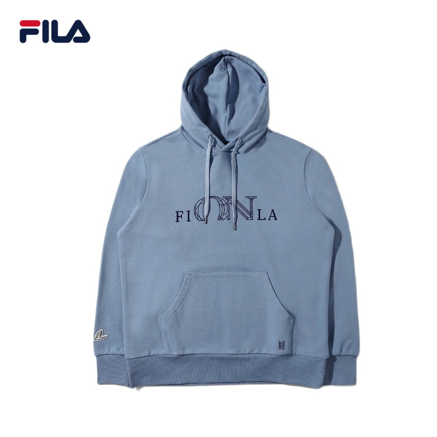 Áo khoác hoodie tay dài có nón unisex Fila x BTS Now On Big Logo - FS2POD2B31X