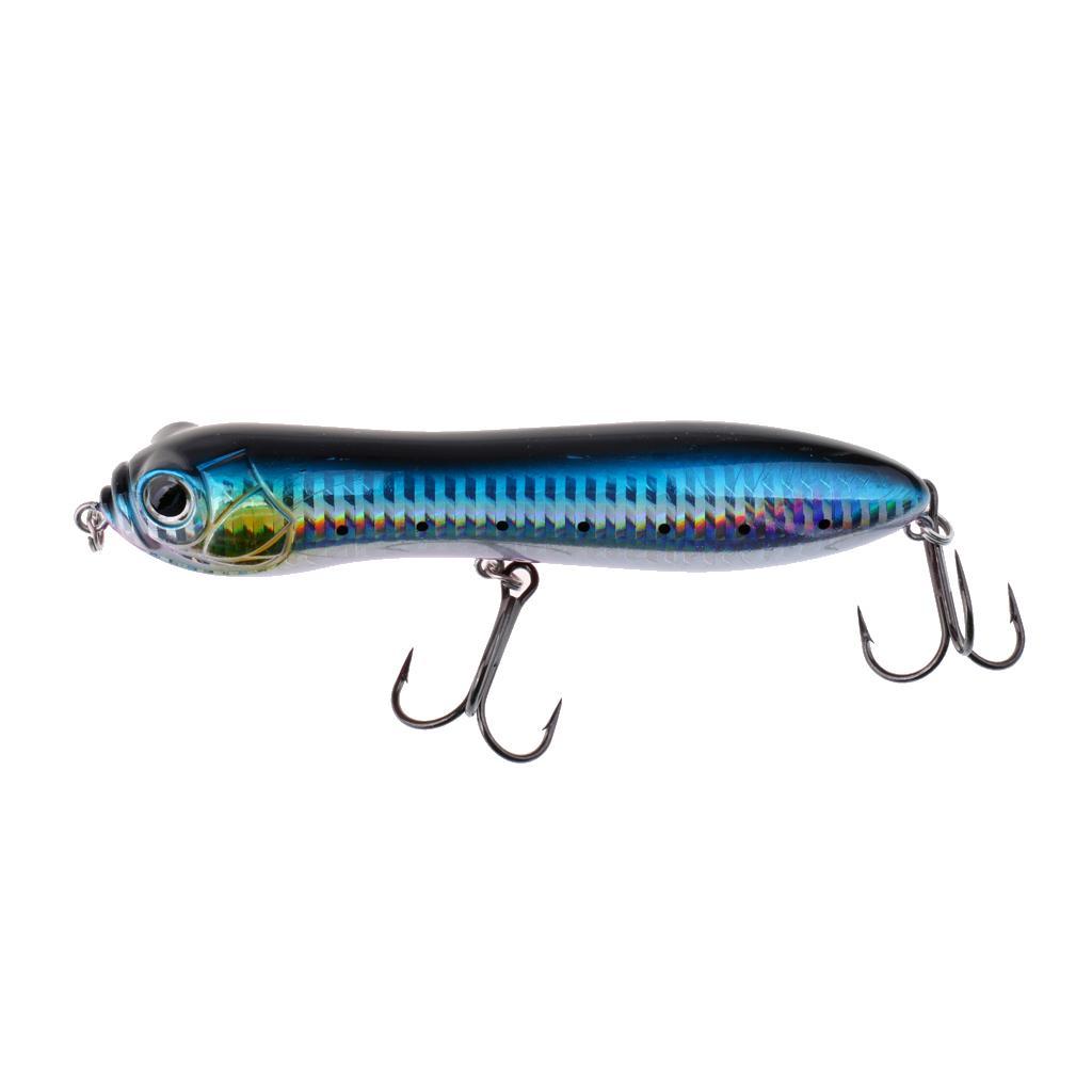 Fishing Lure Floating Lifelike Swimbait Artificial Bait Crankbait Hard Bait with 2 Treble Hooks for Bass Perch Trout 13cm/5inch