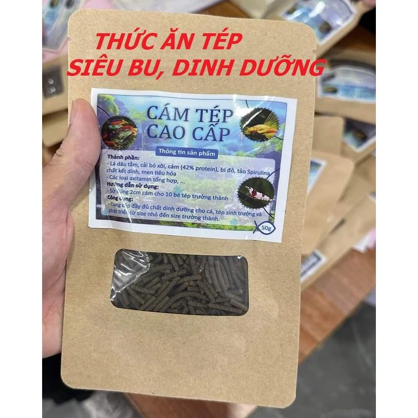 Cám tép cảnh cao cấp (Siêu bu ) - cám cá thủy sinh, Pleco  - thức ăn tép cảnh - phụ kiện thủy sinh- shopleo