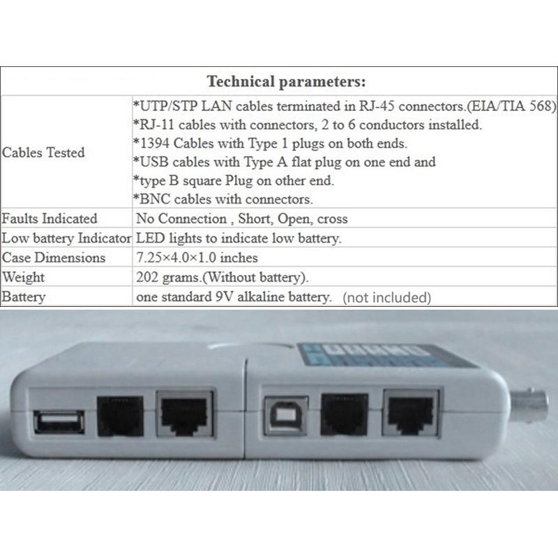 Máy Test mạng đa năng Noyafa NF 3468