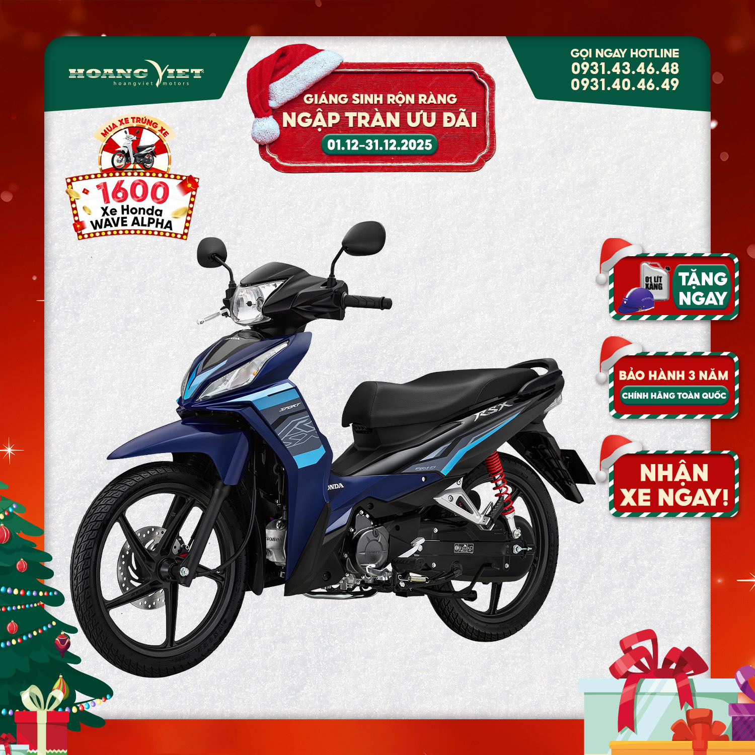 Xe máy Honda Wave RSX  2026-  Phiên bản Thể Thao