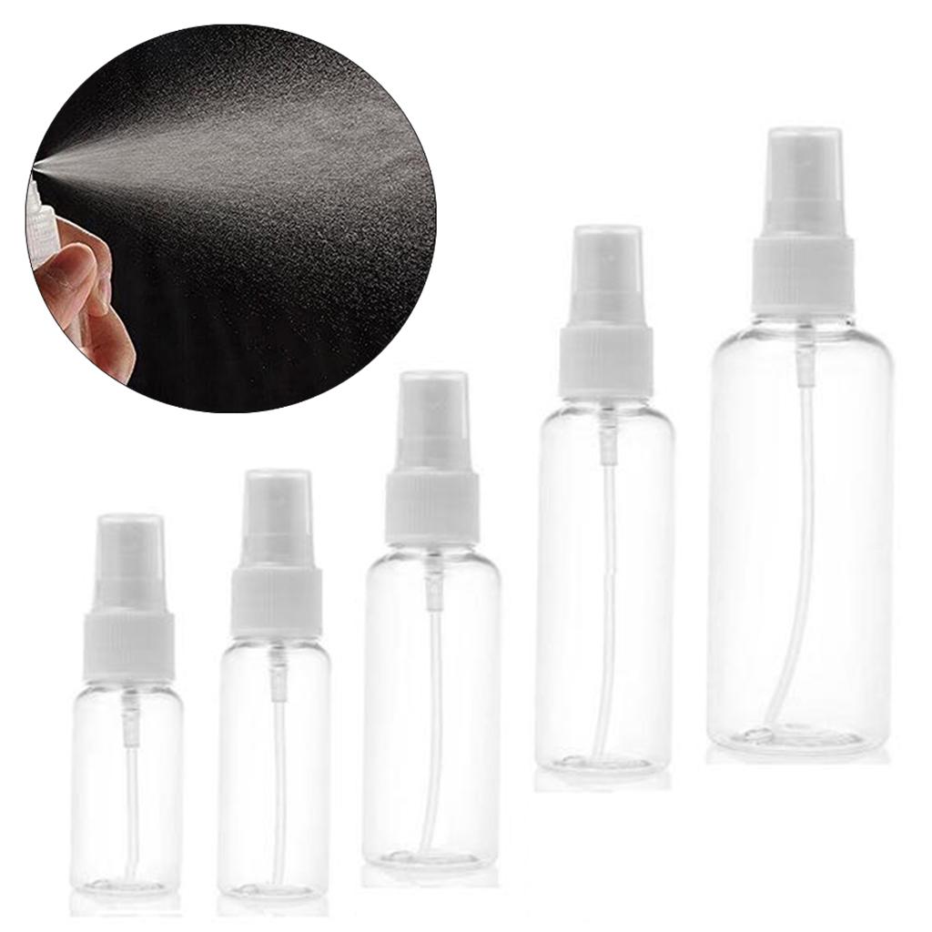 15 Pieces Portable Transparent Empty Perfumes Bottles with Pump Cap 10ml