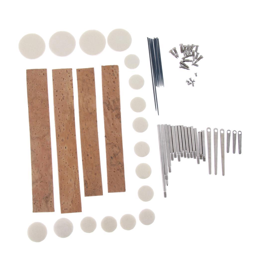 2 Sets Clarinet Repair Parts Screws for Woodwind Accessories