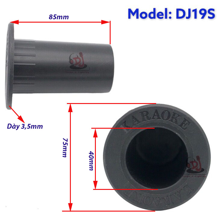 ống cắm micro, chén mic  01 cái de loa,chan de ống loa, ống loa, trụ loa