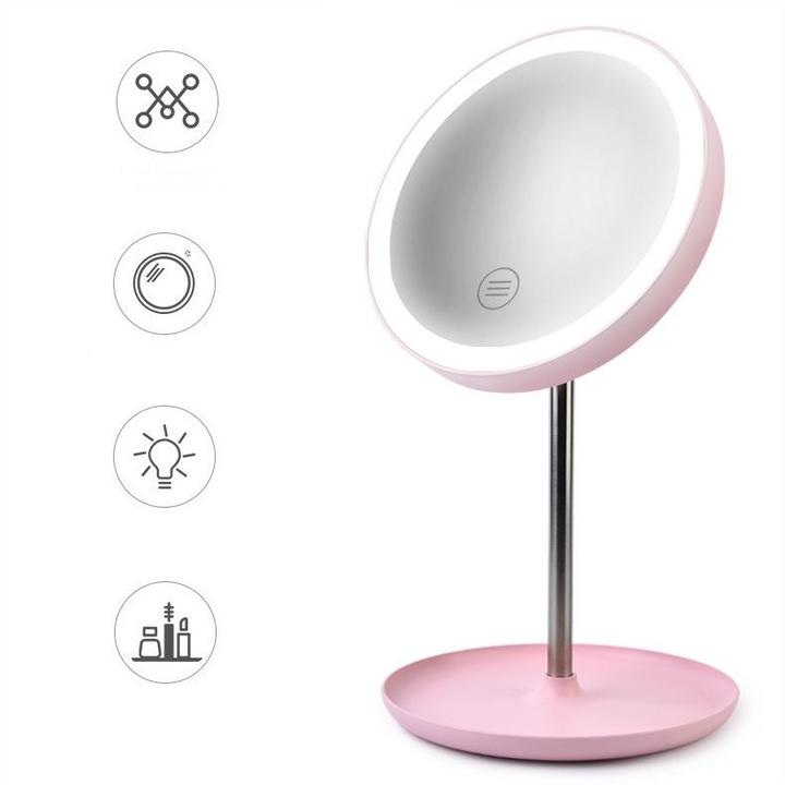 Gương trang điểm Led Mirror 3 chế độ