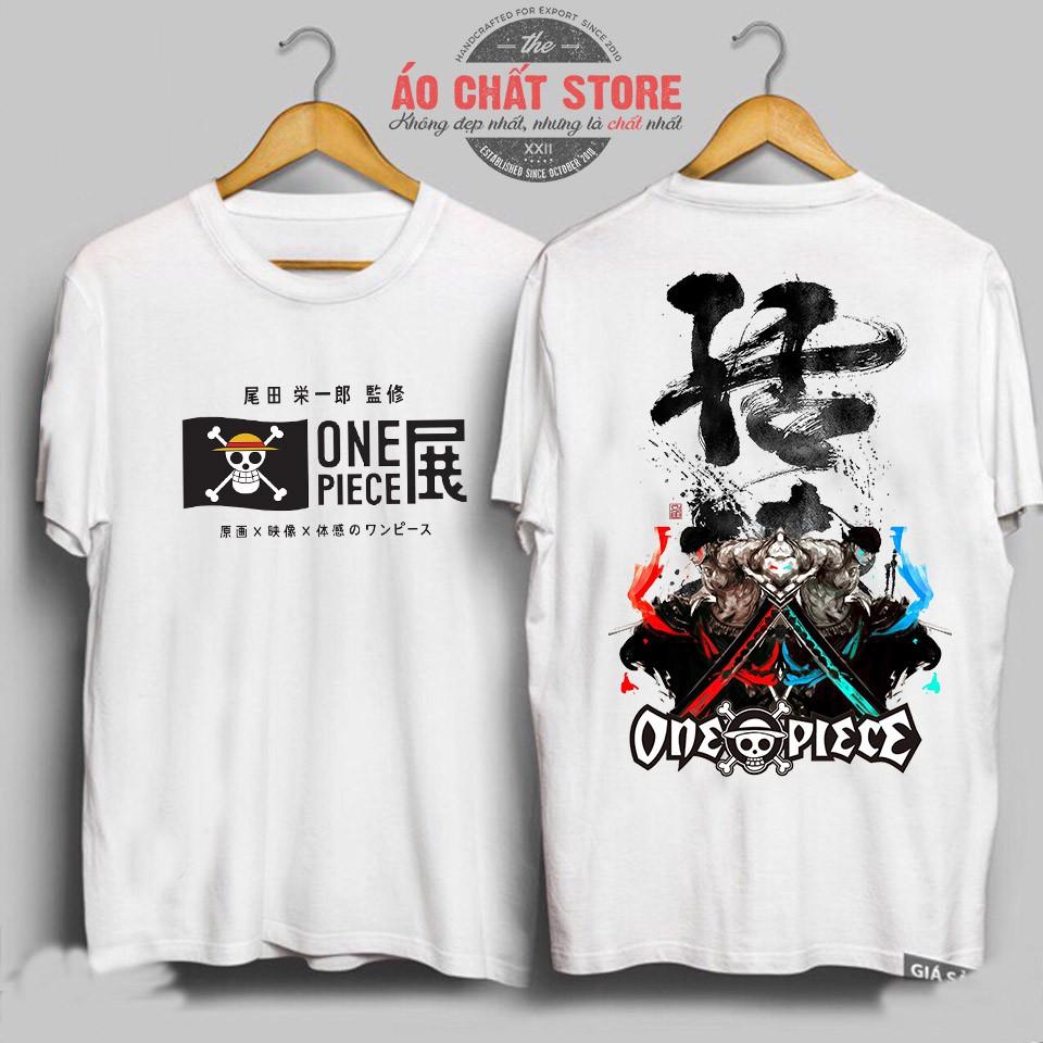 Áo Thun One Piece LAW LUFFY Thư Pháp