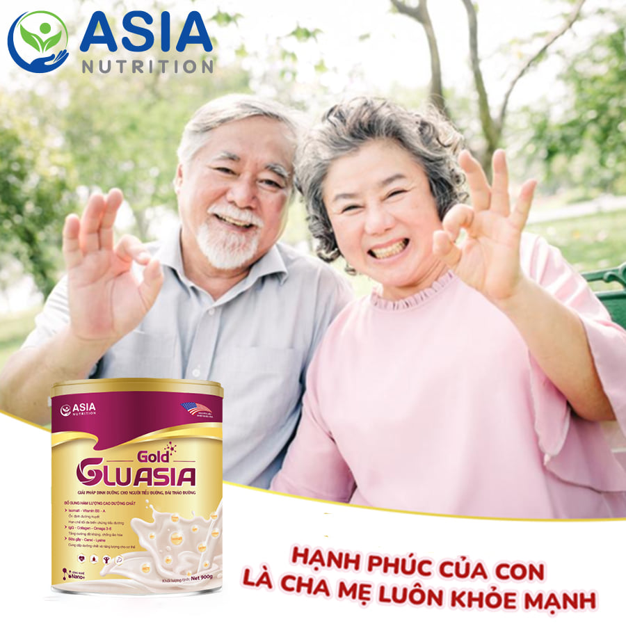 Sữa bột Glu Asia Gold dinh dưỡng chuyên biệt dành cho người tiểu đường