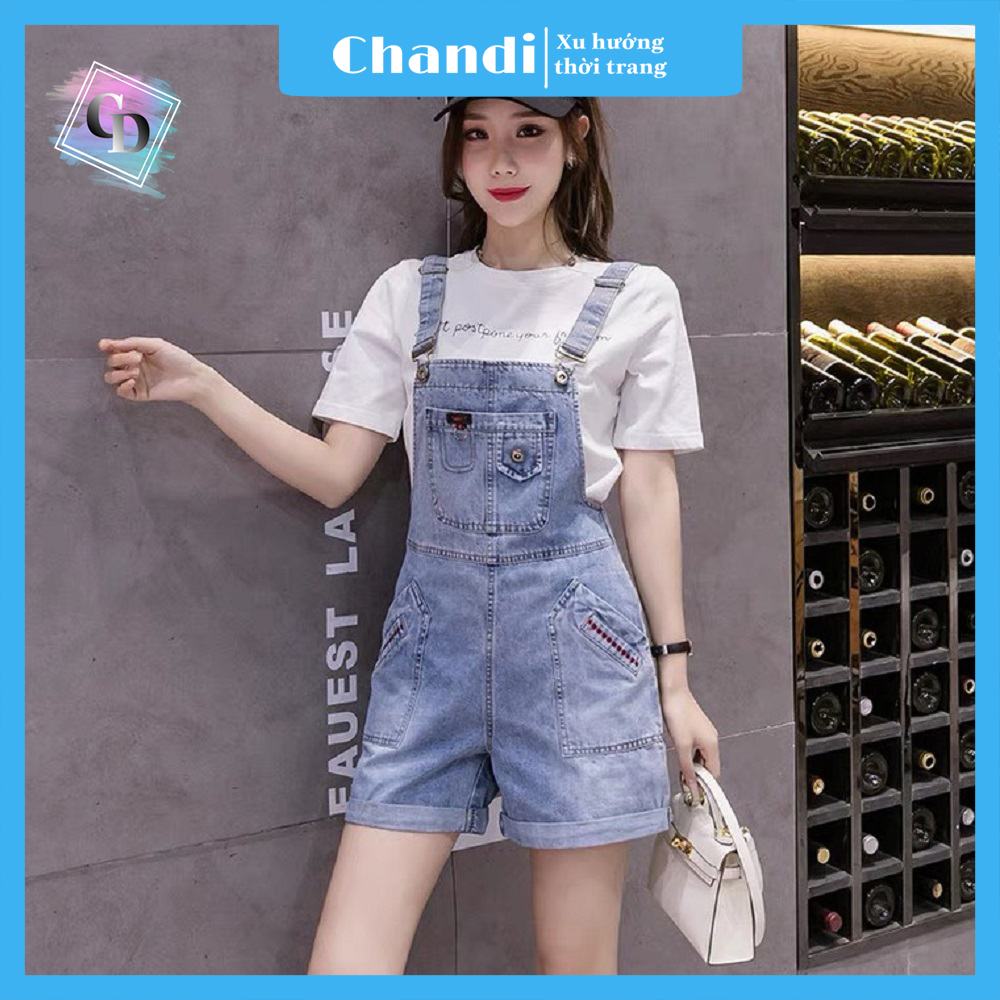 Yếm Jean Nữ Thương Hiệu Chandi, Yếm Nữ Quần cao cấp mẫu mới hot trend mã NT330