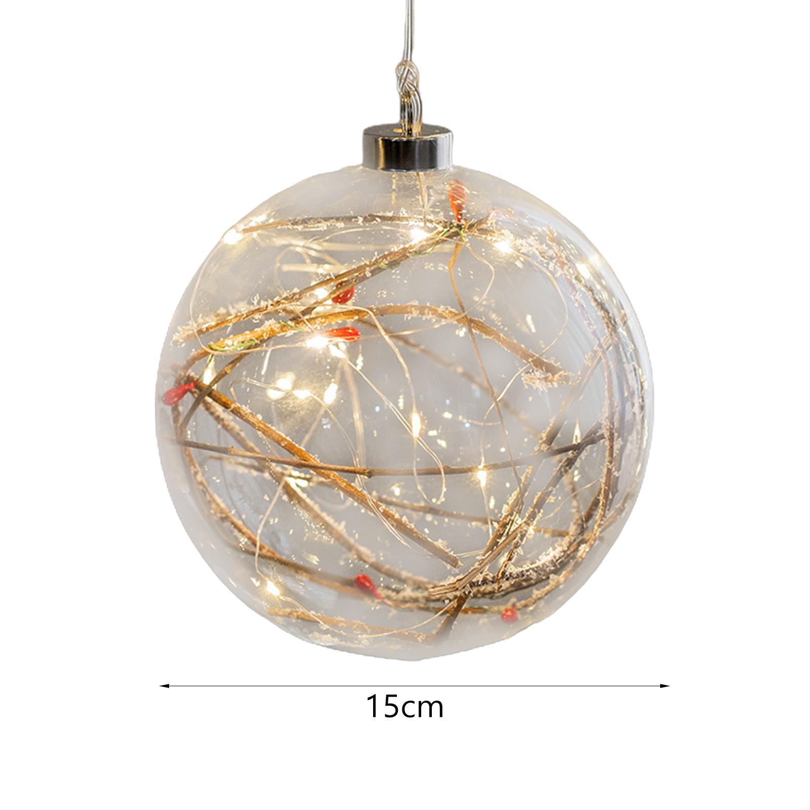 Christmas Window Hanging Decoration Easily Install Xmas Ornament Decorative Lighting for Lawn, Backyard