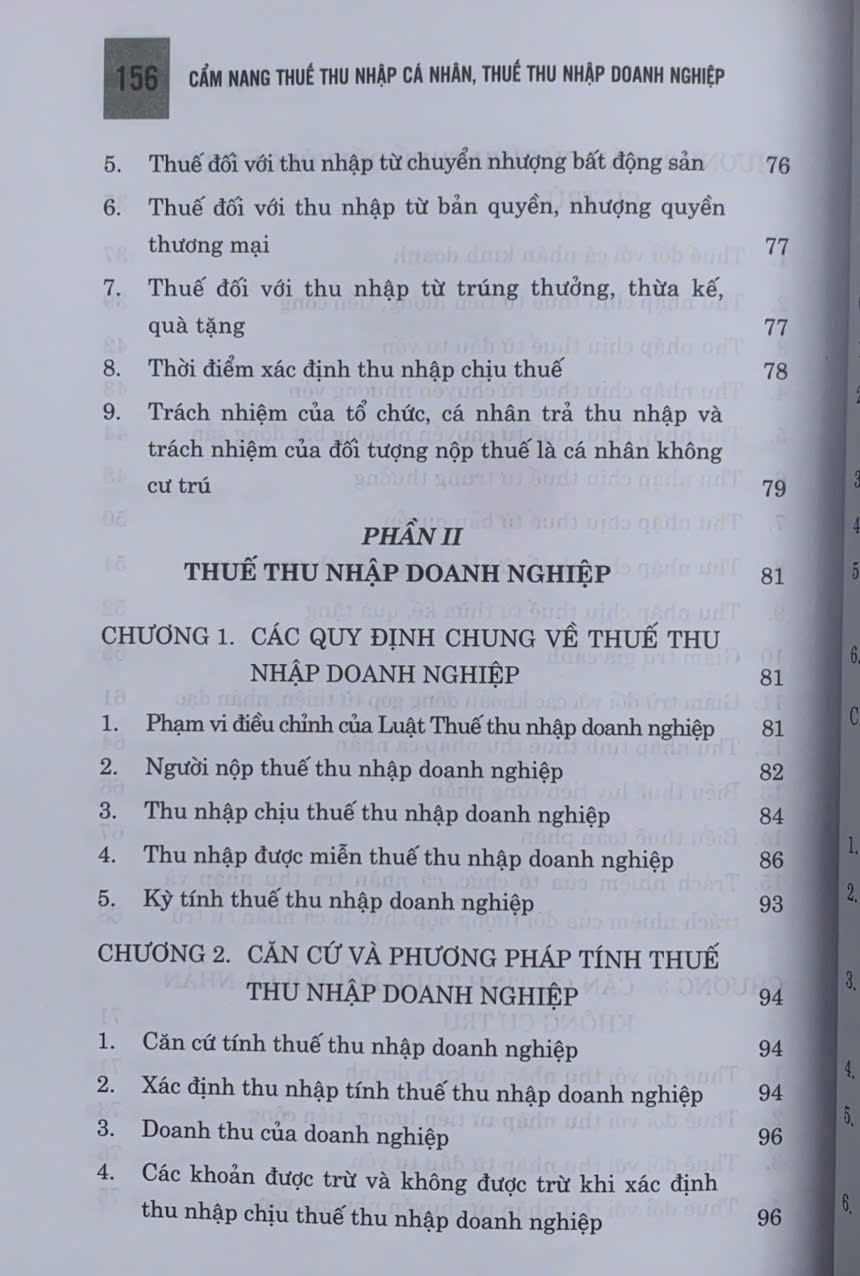 Cẩm nang thuế thu nhập cá nhân, thuế thu nhập doanh nghiệp