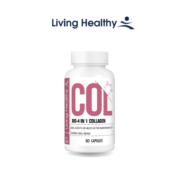 Viên uống bổ sung collagen Living Healthy Bio-4 in 1 Collagen (Hộp 60 viên)