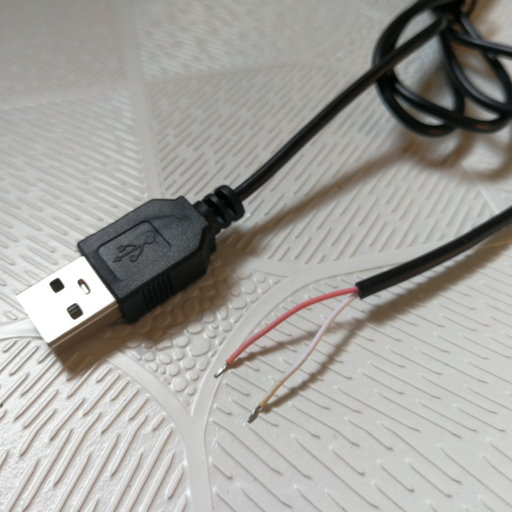 Dây cab nguồn USB dài 1,2 Mét, Dùng cho các loại đèn Led 5V, 12V, 24V