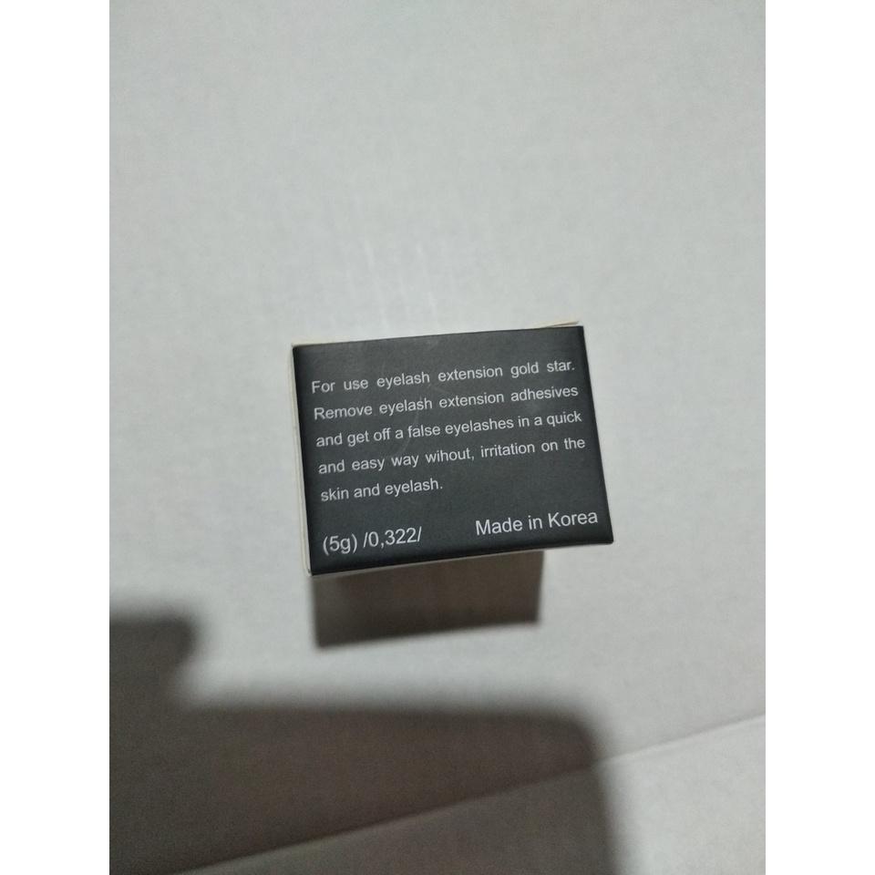 Sáp tháo mi chuyên dụng hiệu Gold star là loại sáp tháo mi đã được khẳng định và các thợ tin dùng 90% trọng lượng 5g